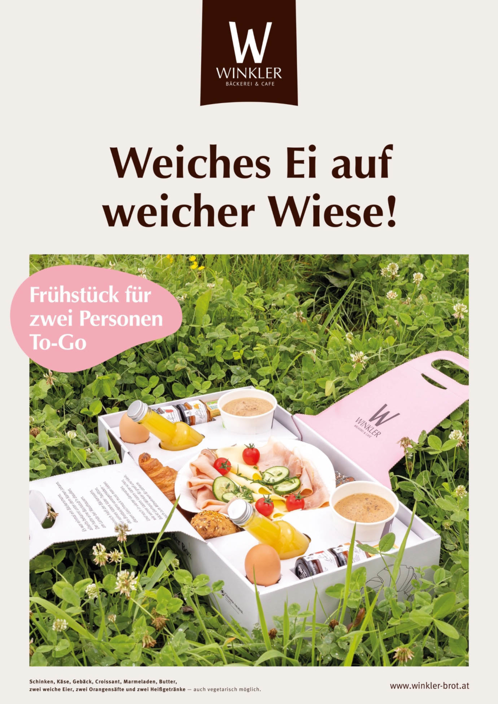 Plakat Frühstück